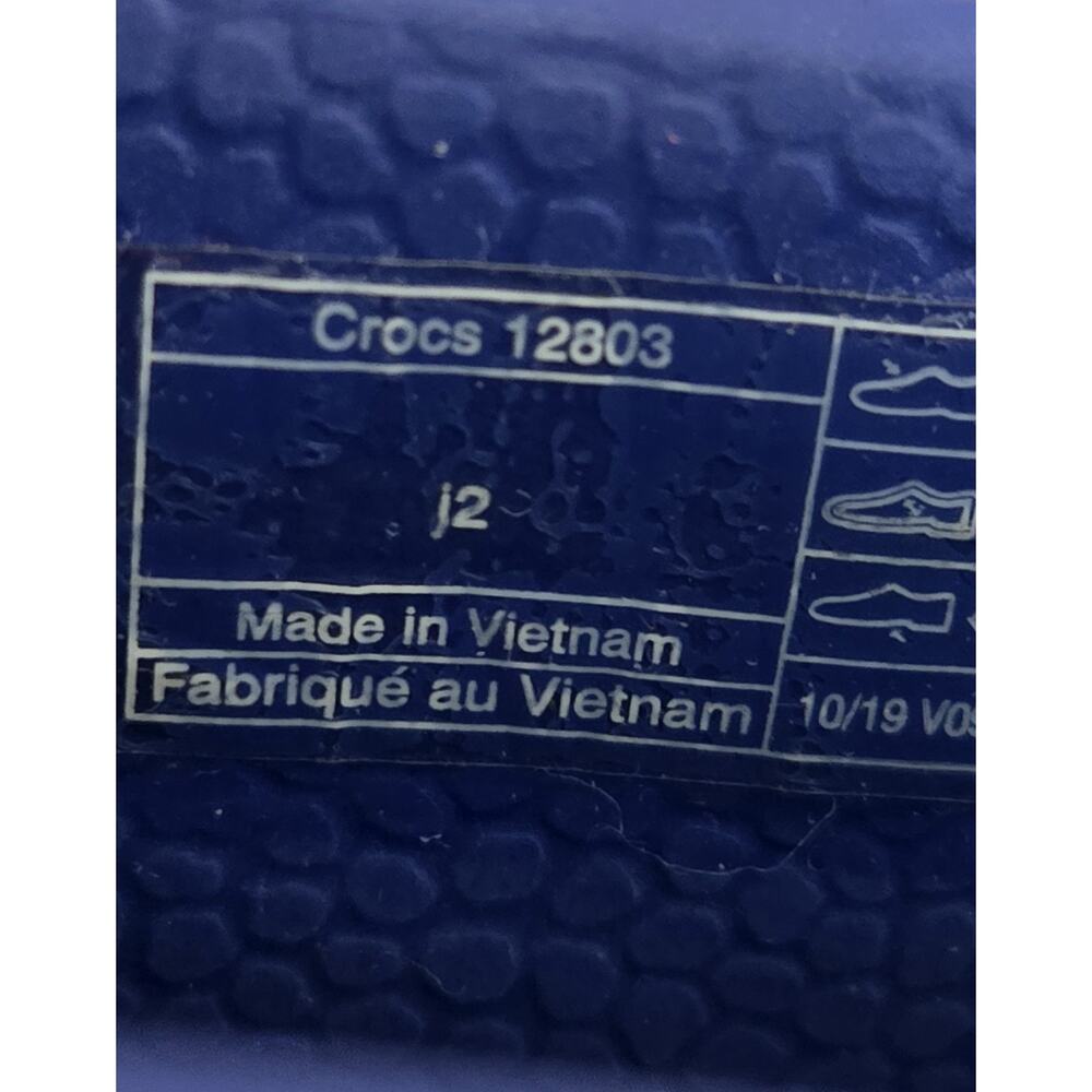 CROCS 12803 Kids Cerulean Blue Handle It Rain Boots US 2 size J2 Youth Big Kids - Picture 9 of 9